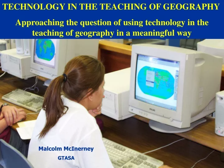 technology in the teaching of geography