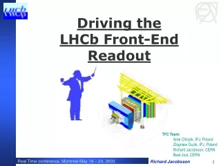 Driving the  LHCb Front-End Readout