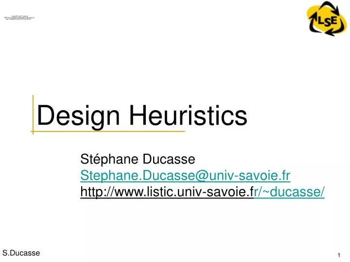 design heuristics