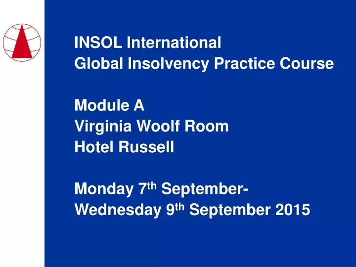 insol international global insolvency practice