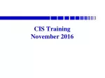 CIS Training November 2016 - slide 1