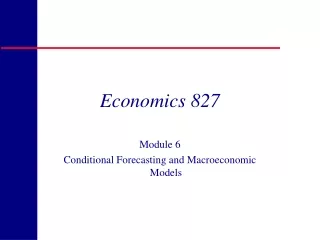 Economics 827