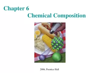 Chapter 6                 Chemical Composition