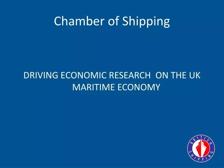 chamber of shipping