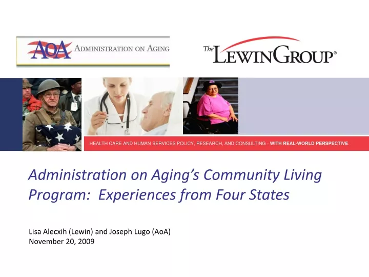 administration on aging s community living
