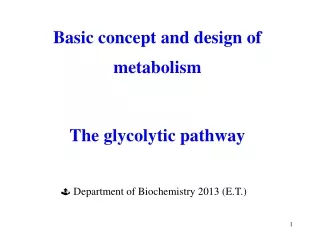 ? Department of Biochemistry 2013 (E.T.)