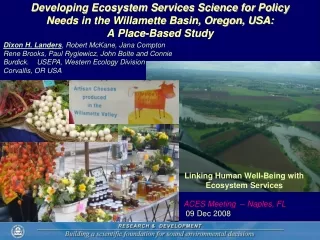 Linking Human Well-Being with Ecosystem Services