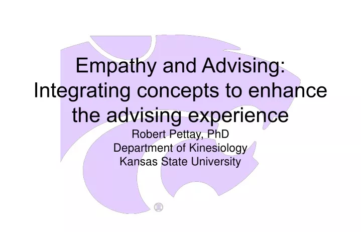 empathy and advising integrating concepts