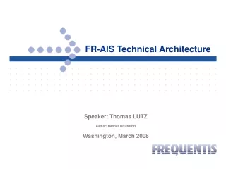 FR-AIS Technical Architecture