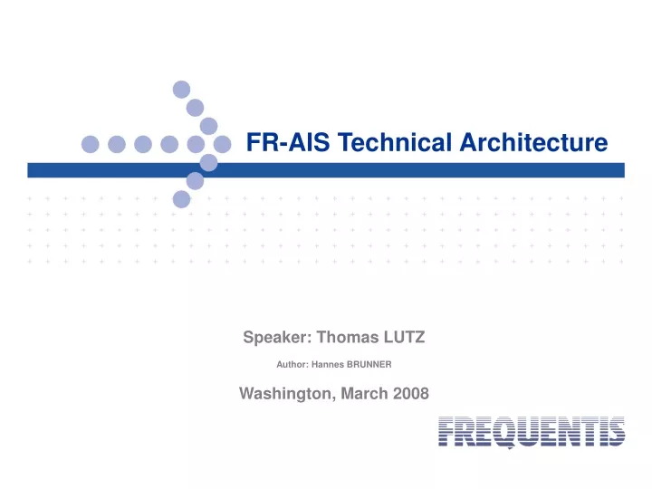 fr ais technical architecture