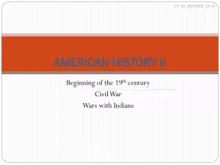 AMERICAN HISTORY II