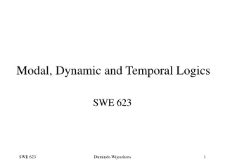 Modal, Dynamic and Temporal Logics