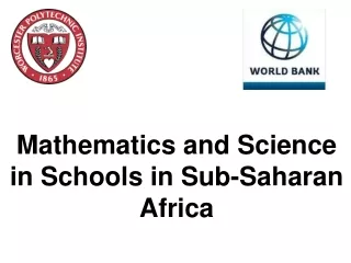 Mathematics and Science in Schools in Sub-Saharan Africa