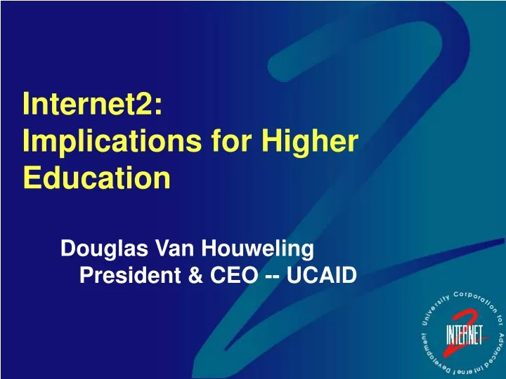 internet2 implications for higher education