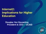 Internet2: Implications for Higher Education - slide 1