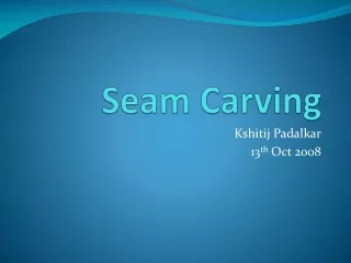 Seam Carving