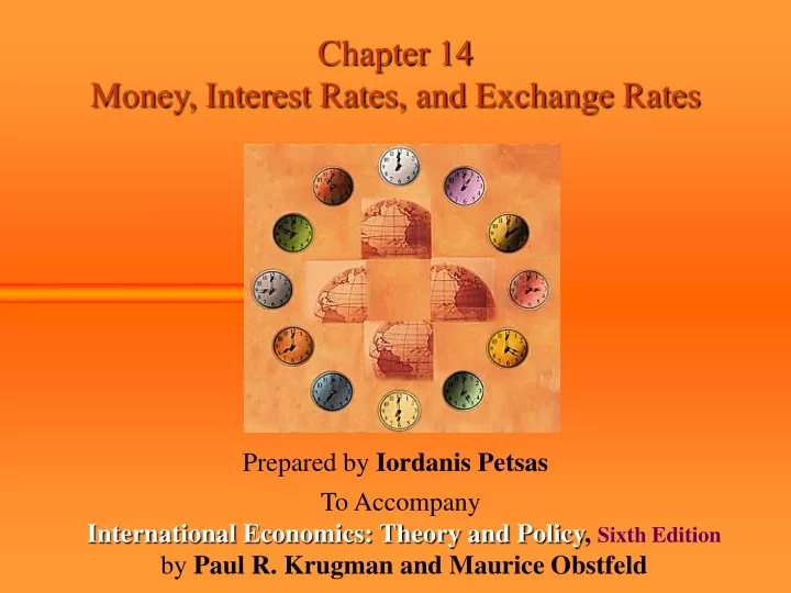chapter 14 money interest rates and exchange rates