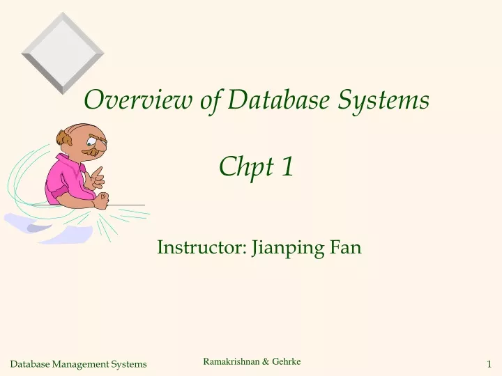 overview of database systems chpt 1