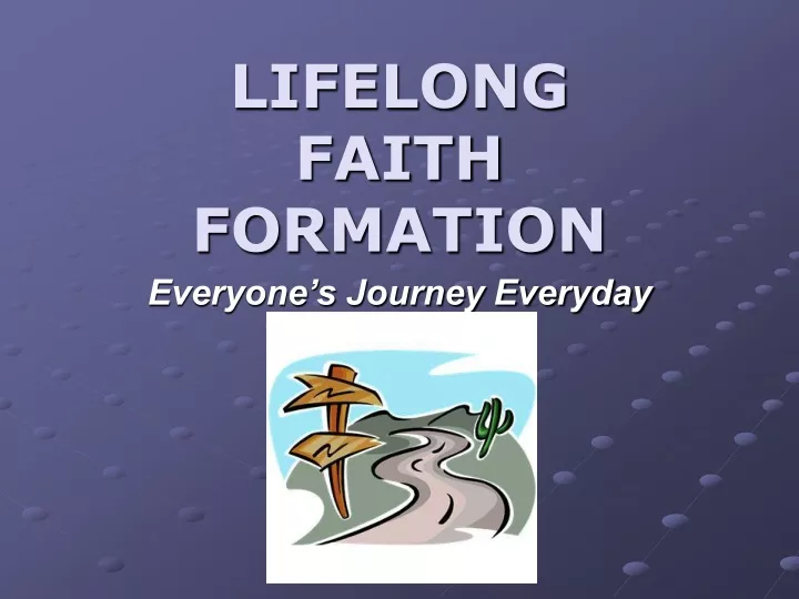 lifelong faith formation