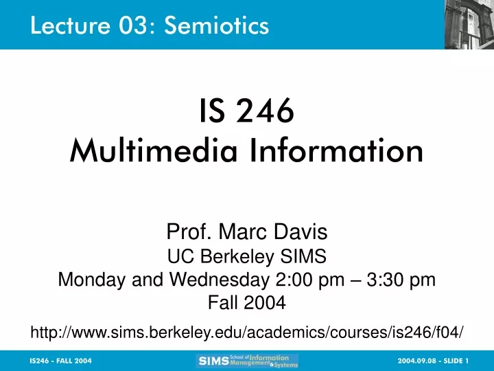 lecture 03 semiotics