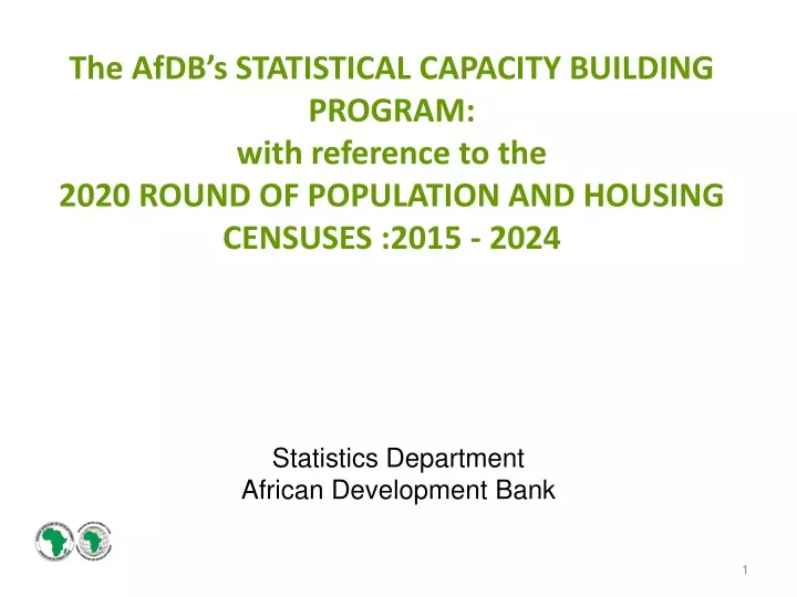 statistics department african development bank