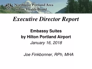 Executive Director Report