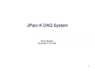 JParc-K DAQ System