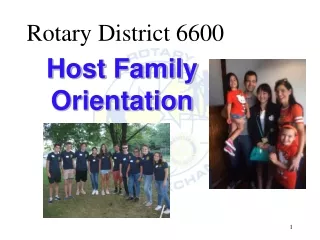 Host Family Orientation