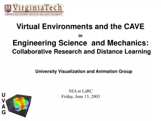 University Visualization and Animation Group