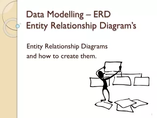 Data Modelling – ERD Entity Relationship Diagram’s