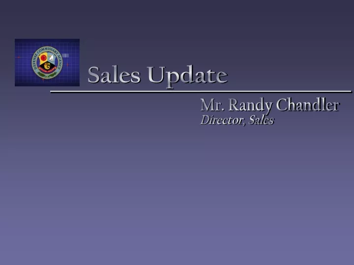 sales update