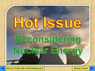 熱點事件  –  核能發電的再思