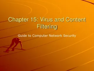Chapter 15: Virus and Content Filtering