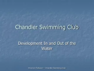 Chandler Swimming Club