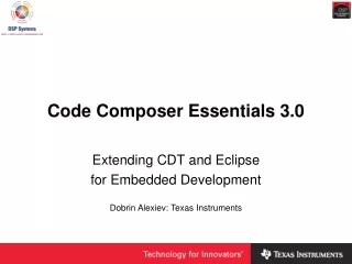 Code Composer Essentials 3.0