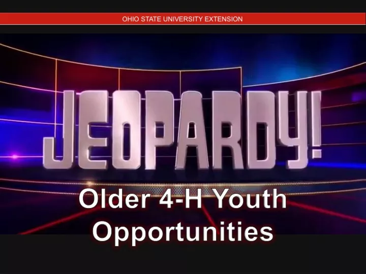 older 4 h youth opportunities