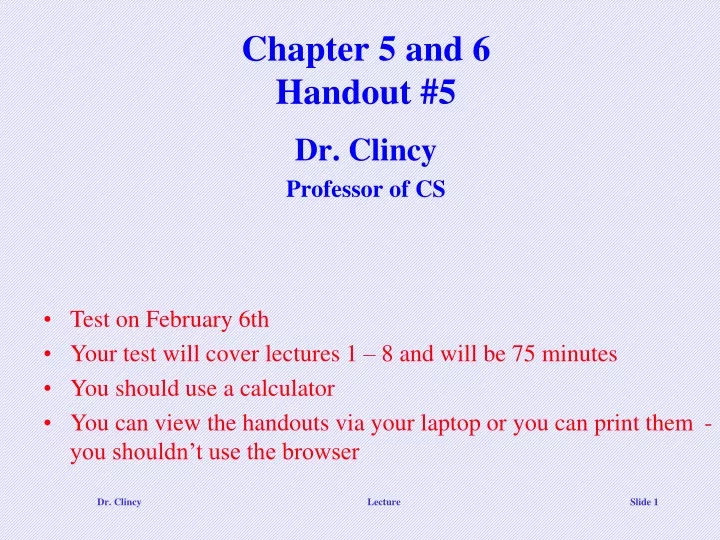 chapter 5 and 6 handout 5