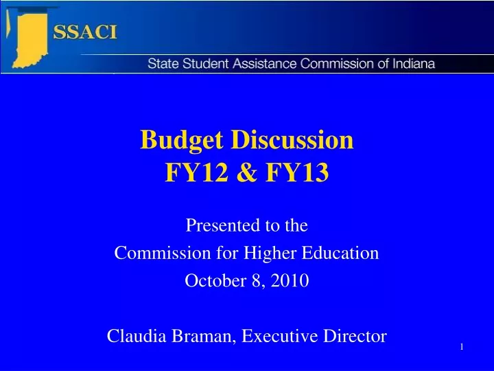 budget discussion fy12 fy13