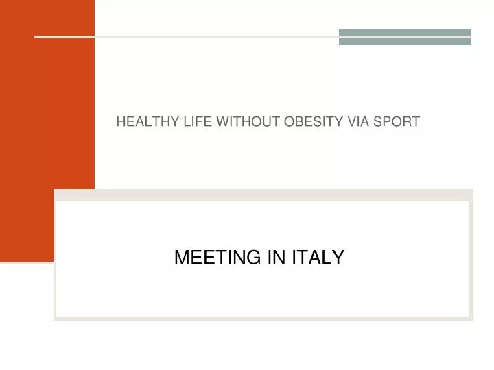 healthy life without obesity via sport