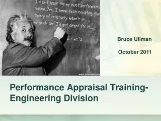 Performance Appraisal Training-Engineering Division