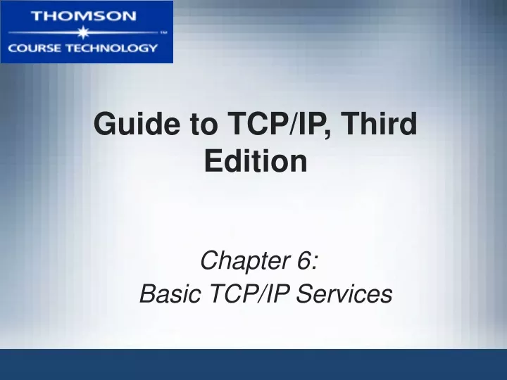 guide to tcp ip third edition