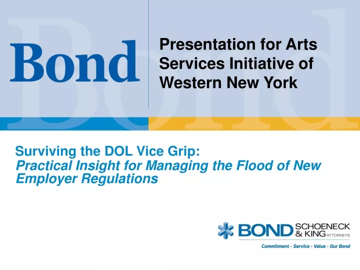 presentation for arts services initiative of western new york