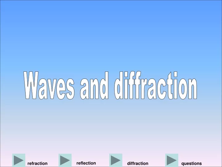 waves and diffraction