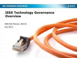 IEEE Technology Governance Overview