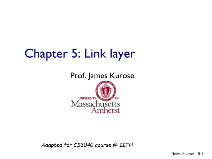 chapter 5 link layer