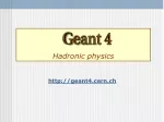 Hadronic physics - slide 1