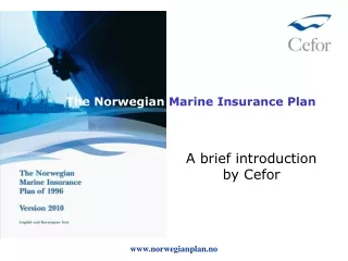 The Norwegian  Marine Insurance Plan