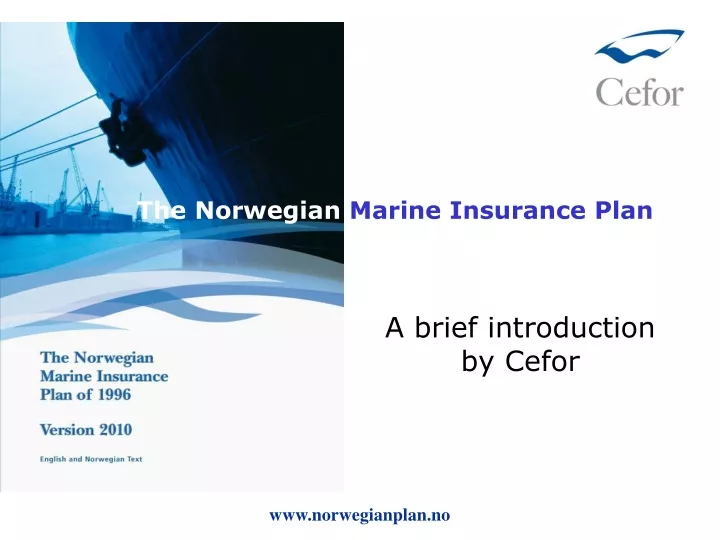 the norwegian marine insurance plan