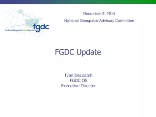 FGDC Update