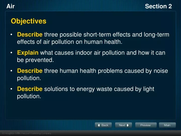 objectives